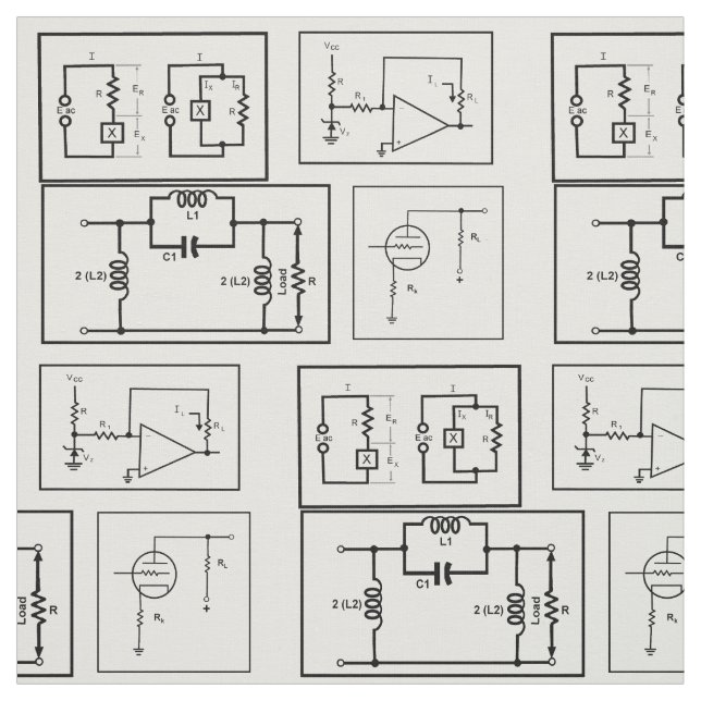 Material de tela de circuitos eléctricos (Retal)