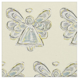 Material de tela del arte del ángel de la custodia