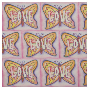 Material de tela Inspiradora de mariposa rosa de a