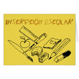 Material didáctico sobre la invitación a matricula