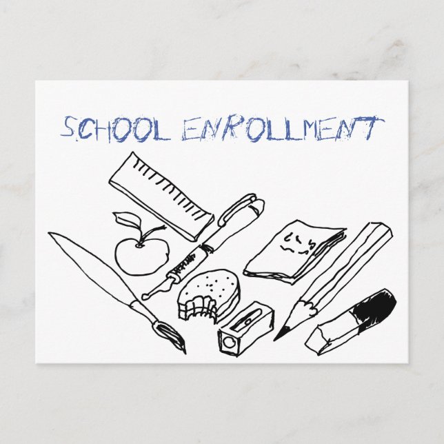 Material didáctico sobre la invitación a matricula (Anverso)