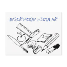 Material didáctico sobre la invitación a matricula