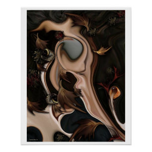 "Material otoñal", Poster brillante