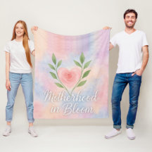 Maternidad en Flor Cobija de Fleece – Regalo Flora