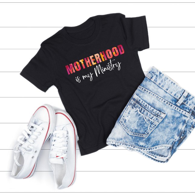 Maternidad es mi camiseta de mamá, una fuente colo (Subido por el creador)