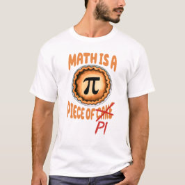 Math es una pieza de camiseta del profesor de Pi