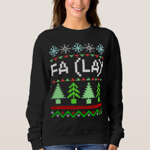 Math Fa La - Navidades Carol Ugly Sweater Style