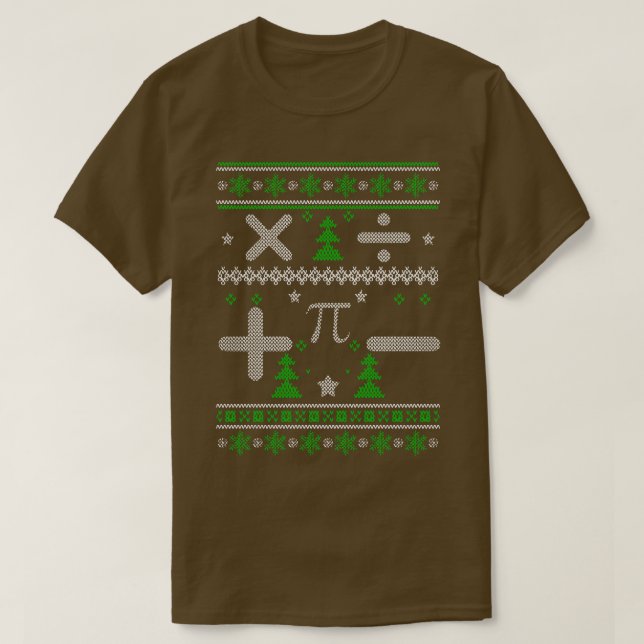 Math Ugly Navidades Sweater Gift Para El Profesor (Diseño del anverso)