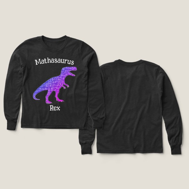 Mathasaurus Rex (Diseño frontal y trasero)