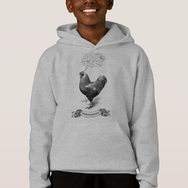 Mathemachicken Funny Math Chicken Pun Chiste (Anverso)