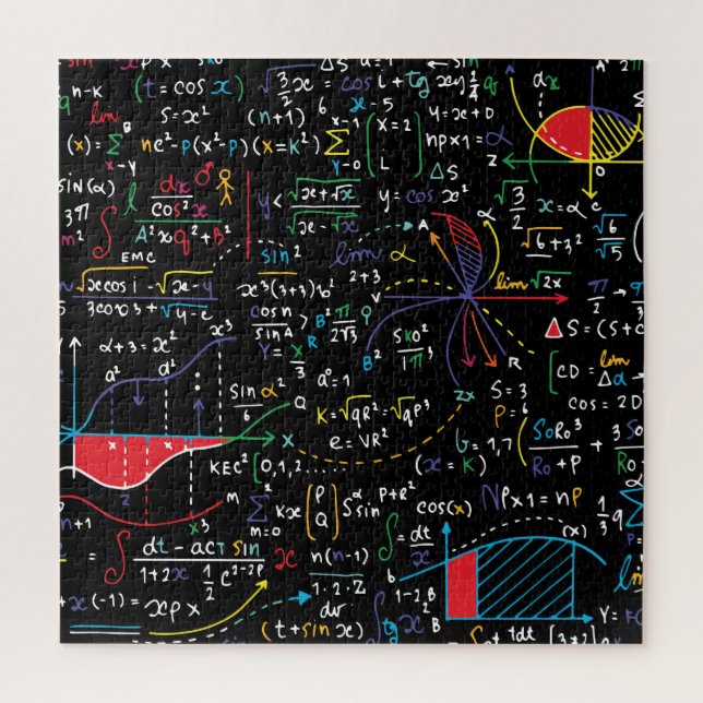 Mathematik Geometrie Puzzle (Vertical)