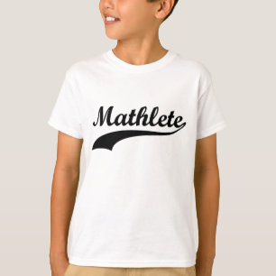 Mathlete embroma la camiseta