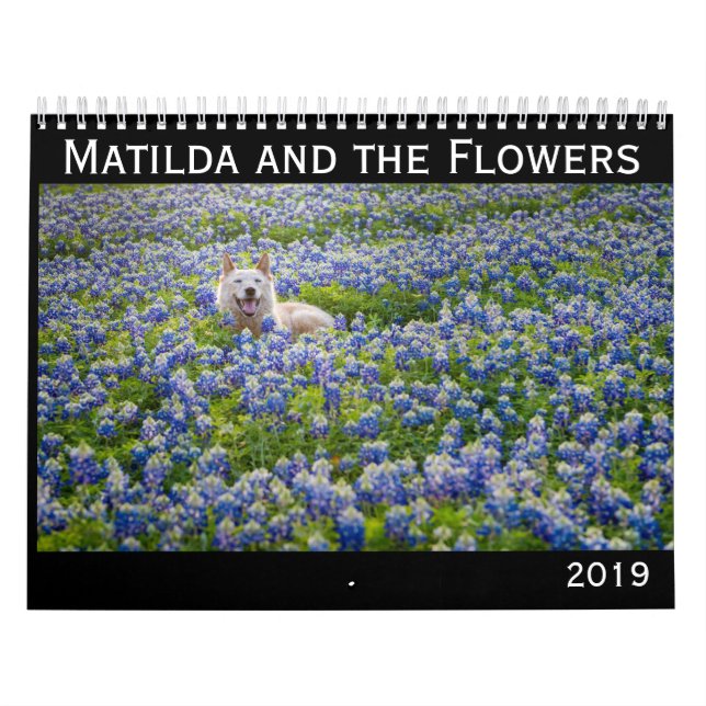 Matilda y el calendario de las flores 2019 (Tapa)