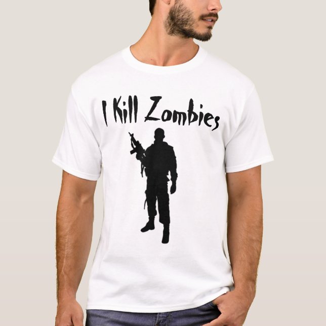 MATO A ZOMBIES - CAMISA (Anverso)