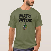 Mato Patos Logo Caza De Patos De Camiseta