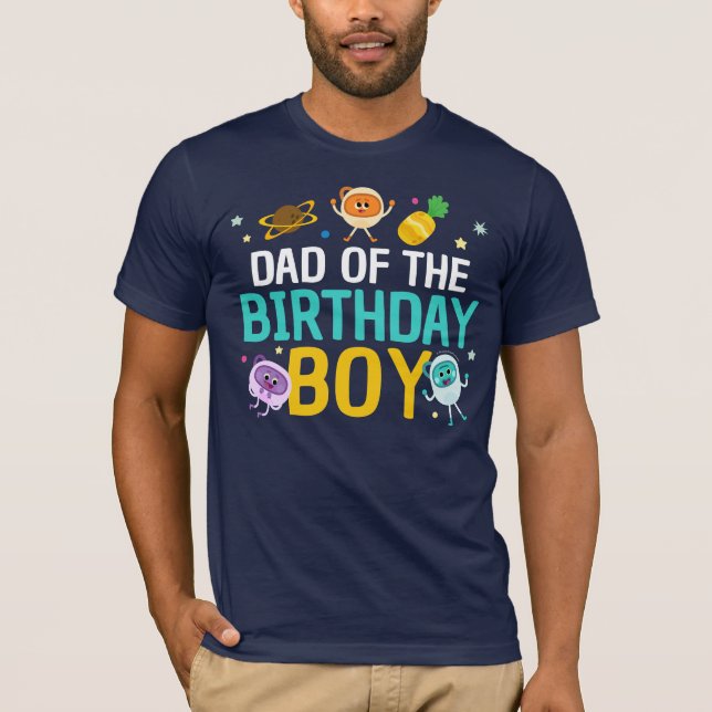 Matones nudistas papá de la camiseta de cumpleaños (Anverso)