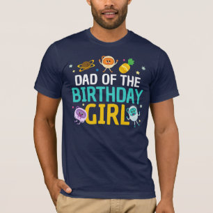 Matones nudistas papá de la camiseta de la Chica d
