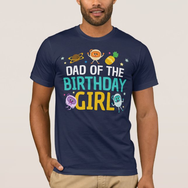 Matones nudistas papá de la camiseta de la Chica d (Anverso)