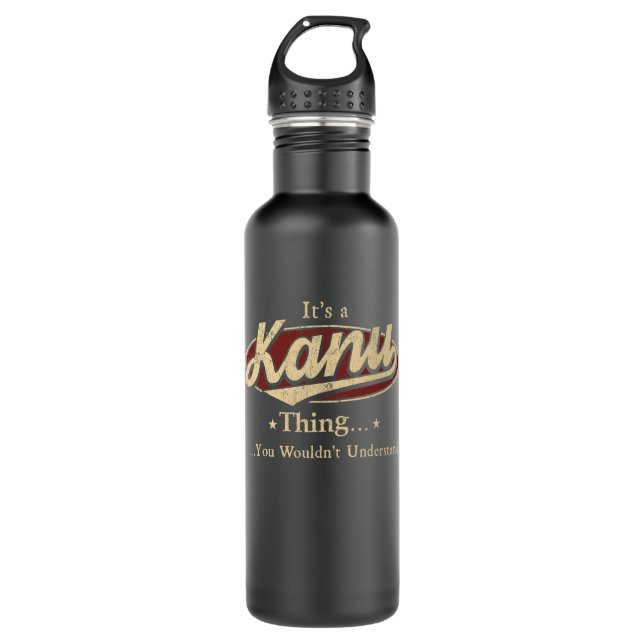 Matraz de agua de Kanu, botella de agua de Kanu (Anverso)