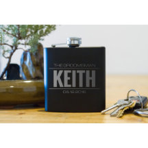 Matraz personalizado - Groomsmen Regalos Nombre y