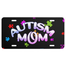 AUTISMO MOM con piezas de rompecabezas de color ar