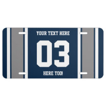 Bandas deportivas blancas y de plata azul personal