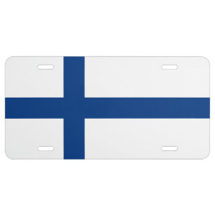 Matrícula Bandera de Finlandia