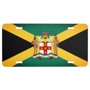 Matrícula Bandera/Escudo de armas de Jamaica