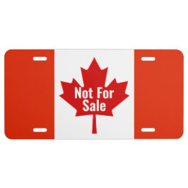 Matrícula Canadá no está a la venta eh