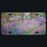 Matrícula Claude Monet - El jardín del artista en Giverny<br><div class="desc">El jardín del artista en Giverny / Le Jardin de l'artiste a Giverny - Claude Monet,  1900</div>