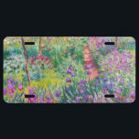 Matrícula Claude Monet - El jardín del Iris en Giverny<br><div class="desc">El Jardín Iris de Giverny / El Jardín del Artista en Giverny - Claude Monet,  1899-1900</div>