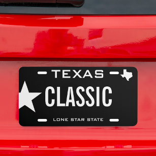 Matrícula Crear su propio Personalizado Texas Classic