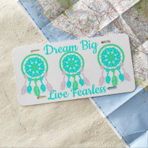 Flores y plumas Mandala Dreamcatcher