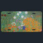 Matrícula Gustav Klimt - Jardín de flores<br><div class="desc">Jardín de flores - Gustav Klimt en 1905-1907</div>