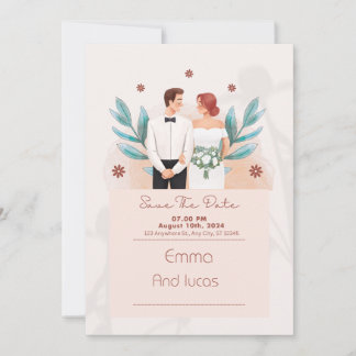 Matrimonio de invitación a bodas