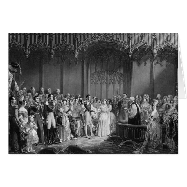 Matrimonio de la Reina Victoria y el Príncipe Albe (Anverso (Horizontal))