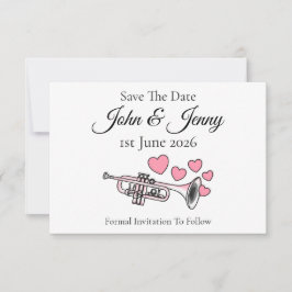 Matrimonio entre músicos de trompeta salva la fech