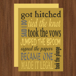 Matrimonio eufemismos Invitación a una fiesta de b