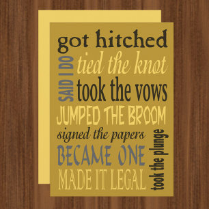 Matrimonio eufemismos Invitación a una fiesta de b
