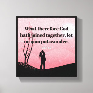 Matrimonio - Lienzo Envuelto Premium (Gloss)