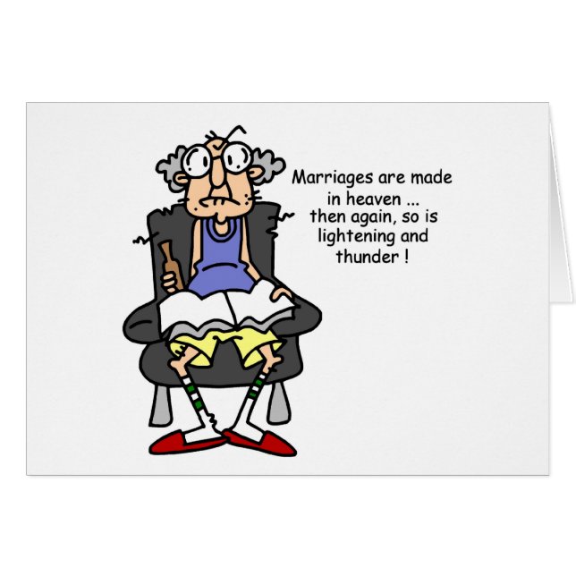 Matrimonio, relámpago, humor trueno (Anverso (Horizontal))