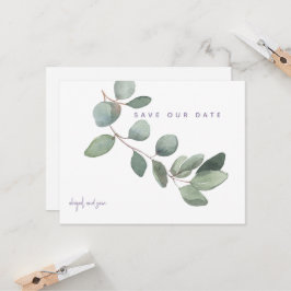 Matrimonio simple de Eucalyptus Lavender Ahorra la