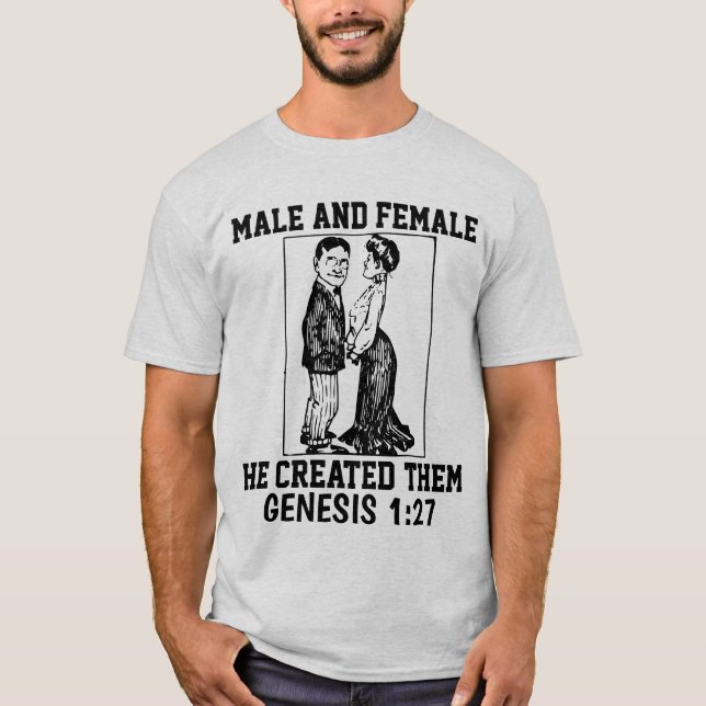 MATRIMONIO TRADICIONAL - Camisetas para hombres y  (Anverso)