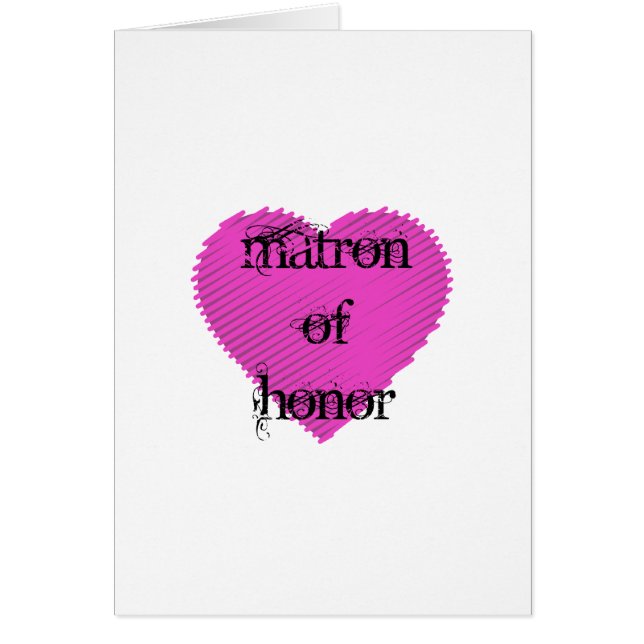 Matrón de honor (Frente)