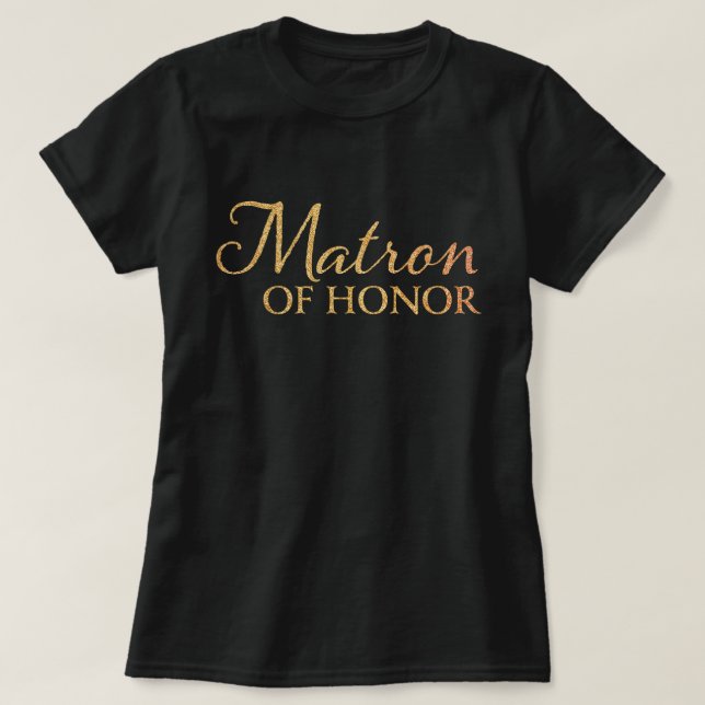 Matrón de honor - camisetas Bodas (Diseño del anverso)