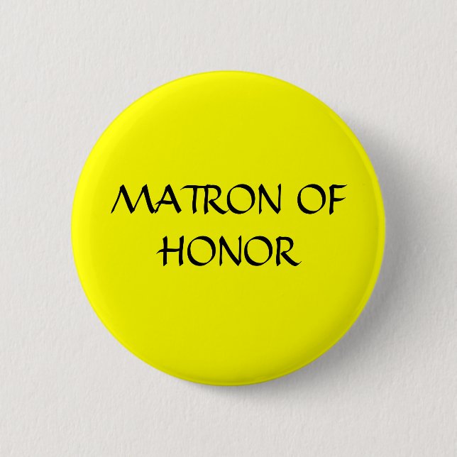 MATRONA DEL HONOR - botón (Anverso)