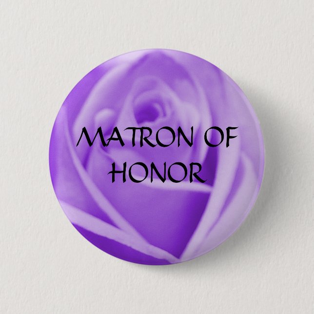 MATRONA DEL HONOR - botón subió lavanda (Anverso)