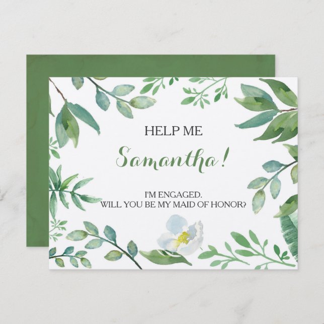 MATRONA divertida de la tarjeta de la OFERTA del (Anverso / Reverso)