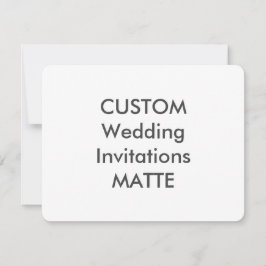 MATTE 120 lb 5.5" x 4.25" Invitaciones a bodas