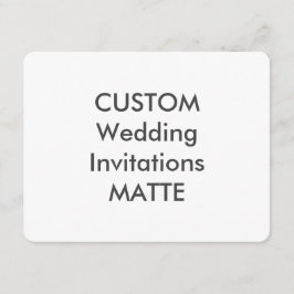 MATTE 120 lb 5.5" x 4.25" Invitaciones a bodas
